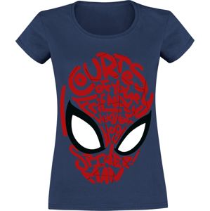 Spider-Man Courtesy dívcí tricko modrá