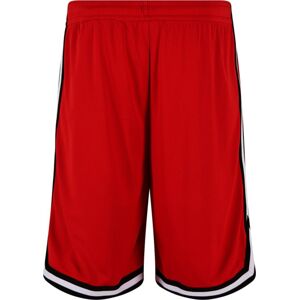 Urban Classics Stripes Mesh Shorts Kraťasy červená