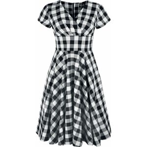 Hell Bunny Šaty v štýle 50-tych rokov Victorine Šaty cerná/bílá