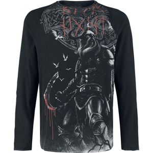 Black Premium by EMP Košile s dlouhými rukávy a vikingským potiskem Tričko s dlouhým rukávem černá