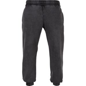 Urban Classics Sportovní kalhoty s opraným efektem Tepláky černá