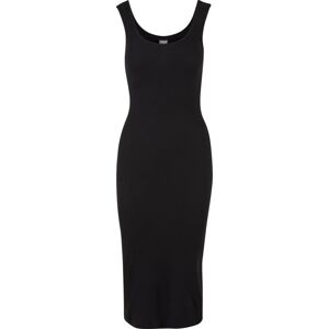 Urban Classics Ladies Rib Top Dress Šaty černá