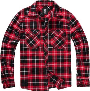 Brandit Checkshirt Košile cerná/bílá/cervená