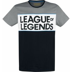 League Of Legends Classic Logo Tričko černohnědá