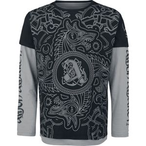 Amon Amarth EMP Signature Collection Tričko s dlouhým rukávem cerná/šedá