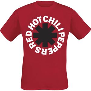Red Hot Chili Peppers Classic Logo Tričko červená