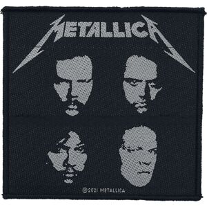 Metallica Black Album nášivka cerná/bílá