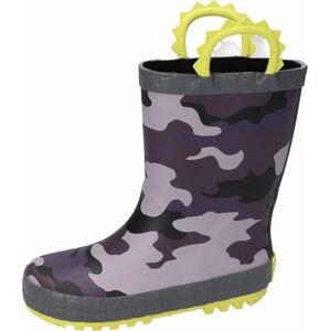 Dockers by Gerli Gumové holínky Camouflage Handle Dětské boty sivá maskovací