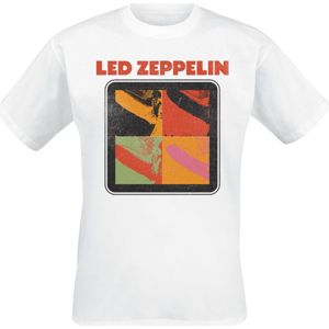 Led Zeppelin LZ1 Pop Art tricko bílá