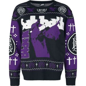 Black Sabbath Holiday Sweater 2022 Mikina vícebarevný