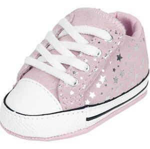 Converse Chuck Taylor All Star Cribster - MID Silver Stars Dětské boty světle růžová