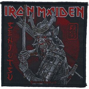 Iron Maiden Senjutsu nášivka cerná/cervená
