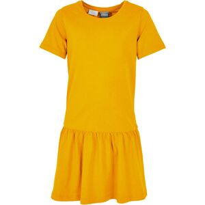Urban Classics Dámské šaty Valance detské šaty žlutá