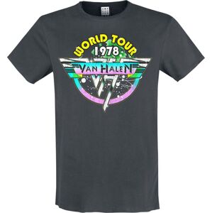 Van Halen Amplified Collection - World Tour 78 Tričko charcoal