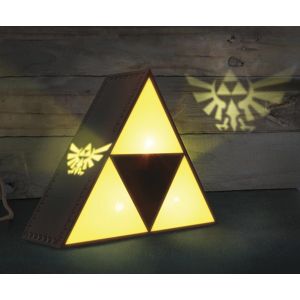 The Legend Of Zelda Triforce Lampa Žlutá / šedá