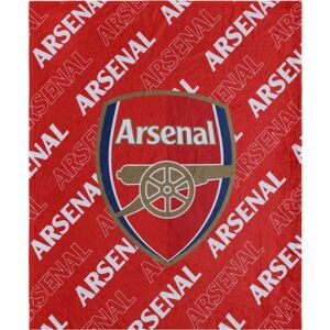 FC Arsenal London Kuschelige Plüschdecke Deka vícebarevný