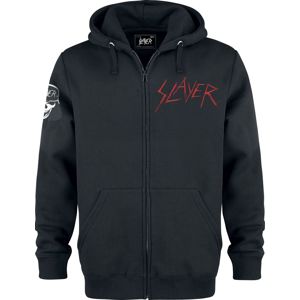 Slayer Sword Skull Mikina s kapucí na zip černá