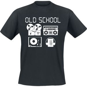 Old School Tričko černá