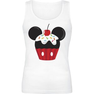 Mickey & Minnie Mouse Cupcake Dámský top bílá