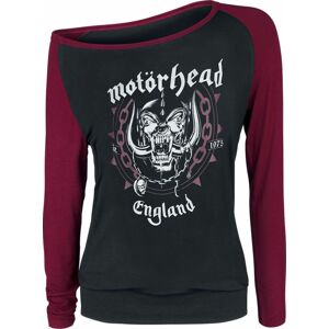 Motörhead EMP Signature Collection Dámské tričko s dlouhými rukávy cerná/bordová