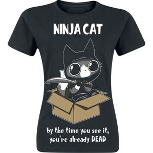 Cupcake Cult Ninja Cat Dámské tričko černá