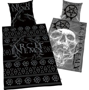 Arch Enemy Skull Ložní prádlo cerná/šedá