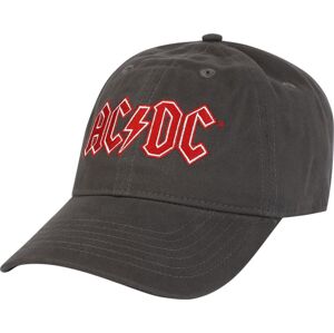 AC/DC Amplified Collection - AC/DC Baseballová kšiltovka charcoal