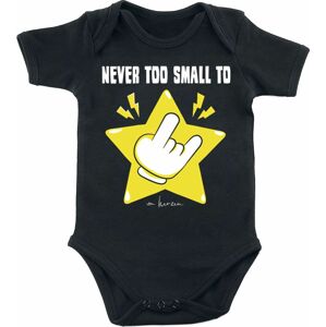 Never Too Small To Rock Kids - Never Too Small To Rock body černá