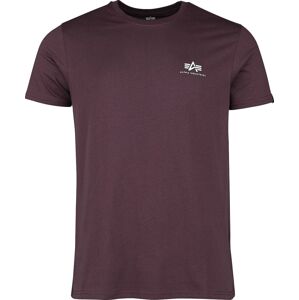 Alpha Industries Basic tričko - Small Logo Tričko kaštanová