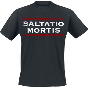 Saltatio Mortis Red Stripes Tričko černá