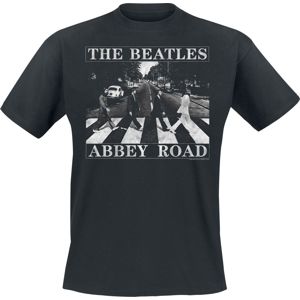 The Beatles Abbey Road Distressed Tričko černá