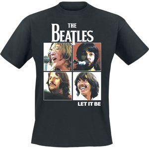 The Beatles Let it be Tričko černá
