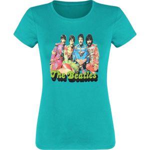 The Beatles Magical Dámské tričko tyrkysová