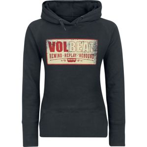 Volbeat RRR Square Logo Dámská mikina s kapucí černá