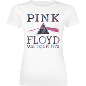 Pink Floyd Tour 72 Dámské tričko bílá