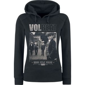 Volbeat Cover - Rewind, Replay, Rebound dívcí mikina s kapucí černá