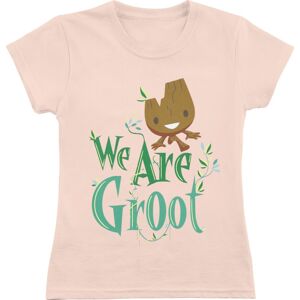 Strážci galaxie Kids - We Are Groot detské tricko světle růžová