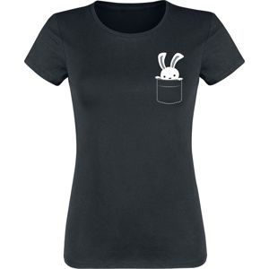 Tierisch Pocket Rabbit Dámské tričko černá