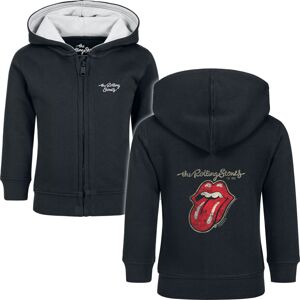 The Rolling Stones Metal-Kids - Classic Tongue detská mikina s kapucí na zip černá