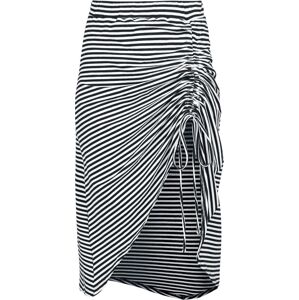 Banned Retro Beach Breeze Skirt Sukně cerná/bílá