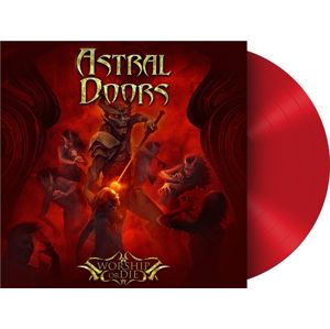 Astral Doors Worship or die LP červená