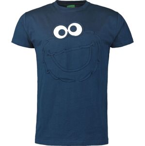 Sesame Street Embossed Cookie Tričko modrá