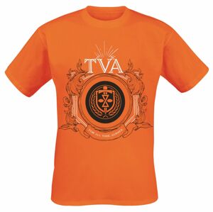 Loki T.V.A Logo Tričko oranžová