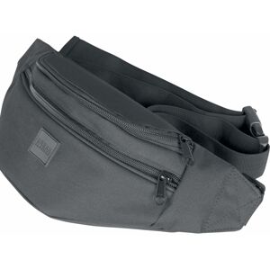 Urban Classics Double-Zip Shoulder Bag Ledvinka černá