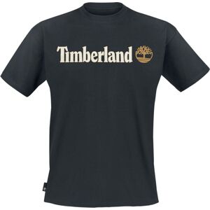 Timberland Kennebec River Linear Logo Short Sleeve Tee Tričko černá