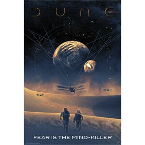 Dune Fear is the Mind-Killer plakát vícebarevný