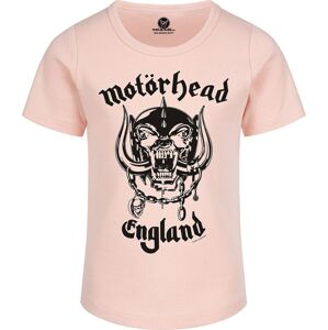 Motörhead Metal-Kids - England: Stencil detské tricko světle růžová
