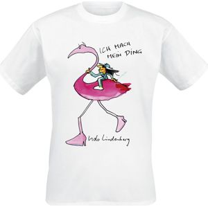Udo Lindenberg Flamingo Shirt tricko bílá