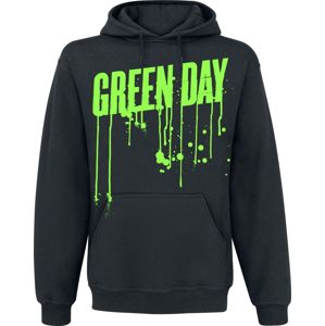 Green Day Revolution Drips Mikina s kapucí černá