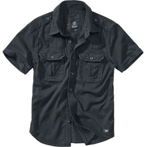 Brandit Vintage Short Sleeve Košile černá